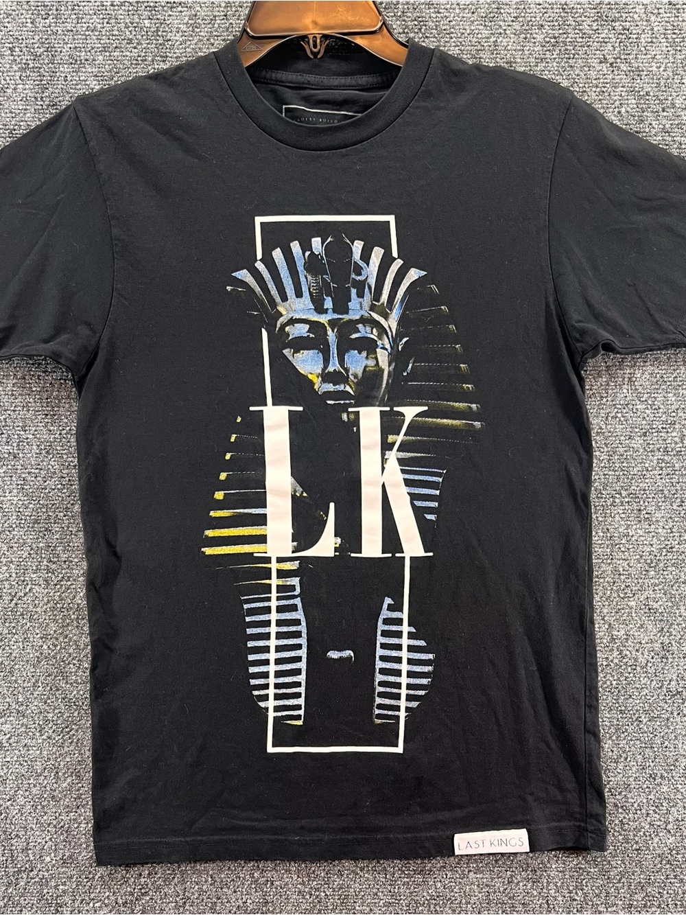 Tyga Last Kings Pharaoh T-Shirt‎ Small Black S/S Streetwear Logo Graphic Hip Hop